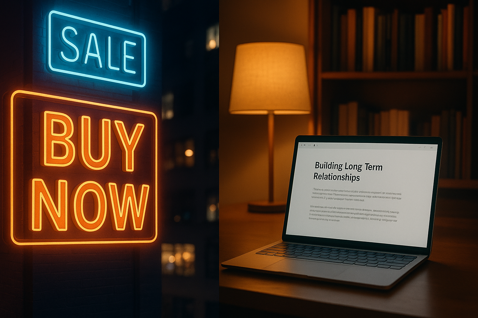 브랜드의 카피라이팅과 메시지 전략을 시각적으로 표현한 에디토리얼 이미지