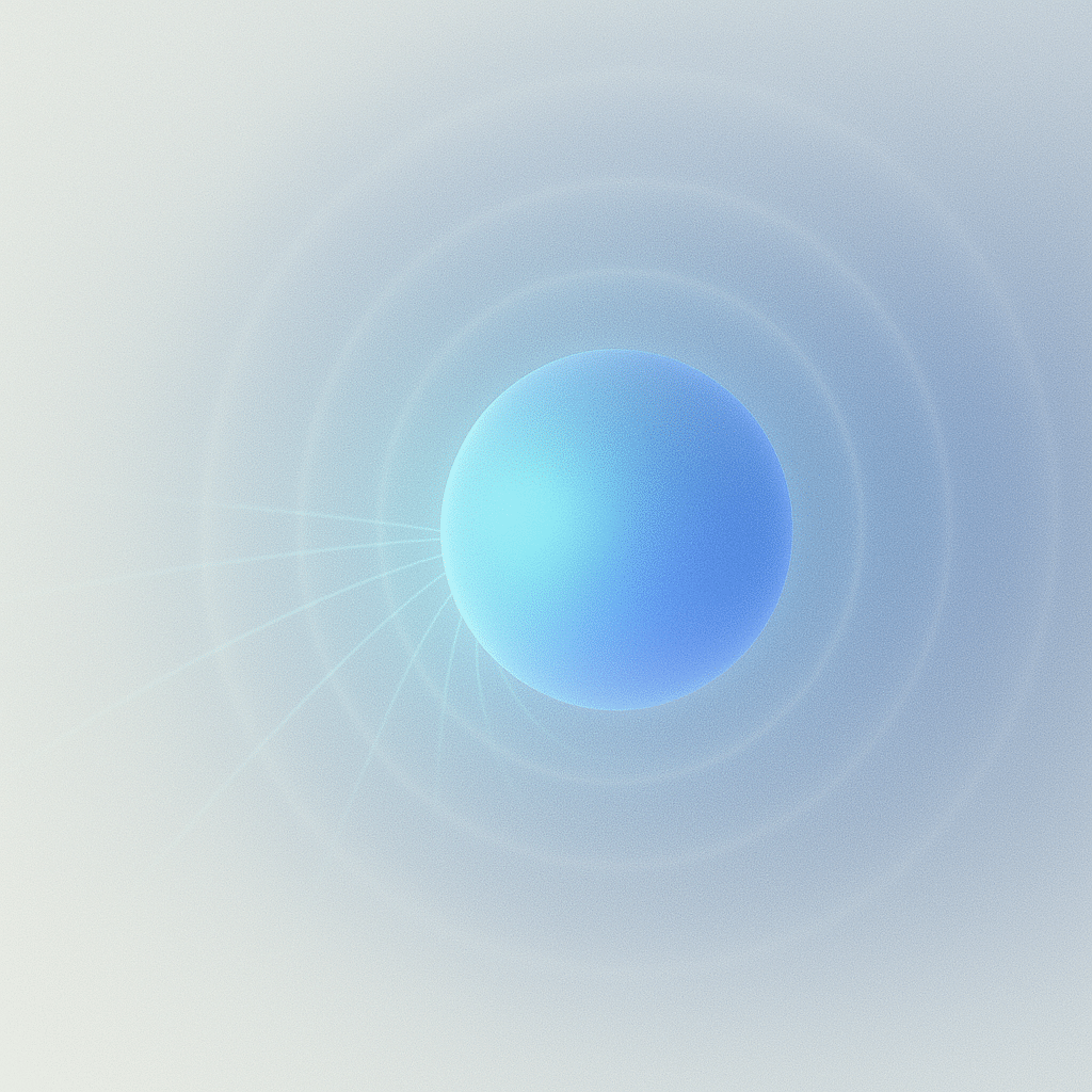 메시지가 세상으로 확산되는 전달 확장의 과정을 상징한 이미지