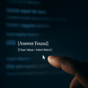 검색 결과 페이지(SERP)에서 SEO 제목과 메타 설명을 최적화하는 모습