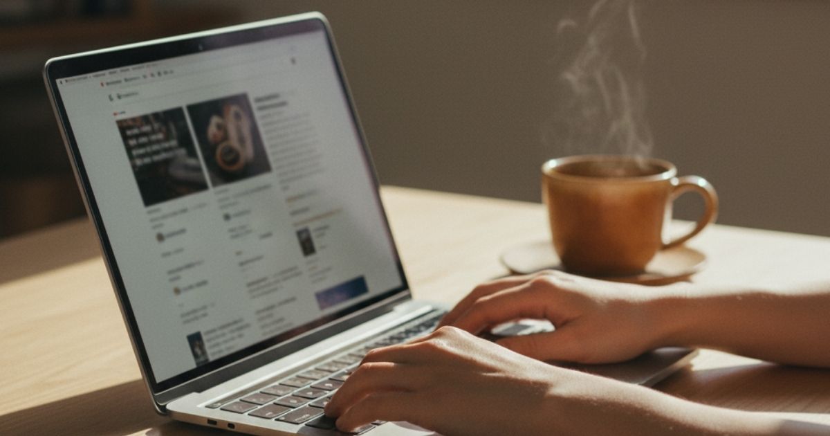 브랜드 콘텐츠에서 독자 팬 만들기를 상징하는 따뜻한 연결 이미지