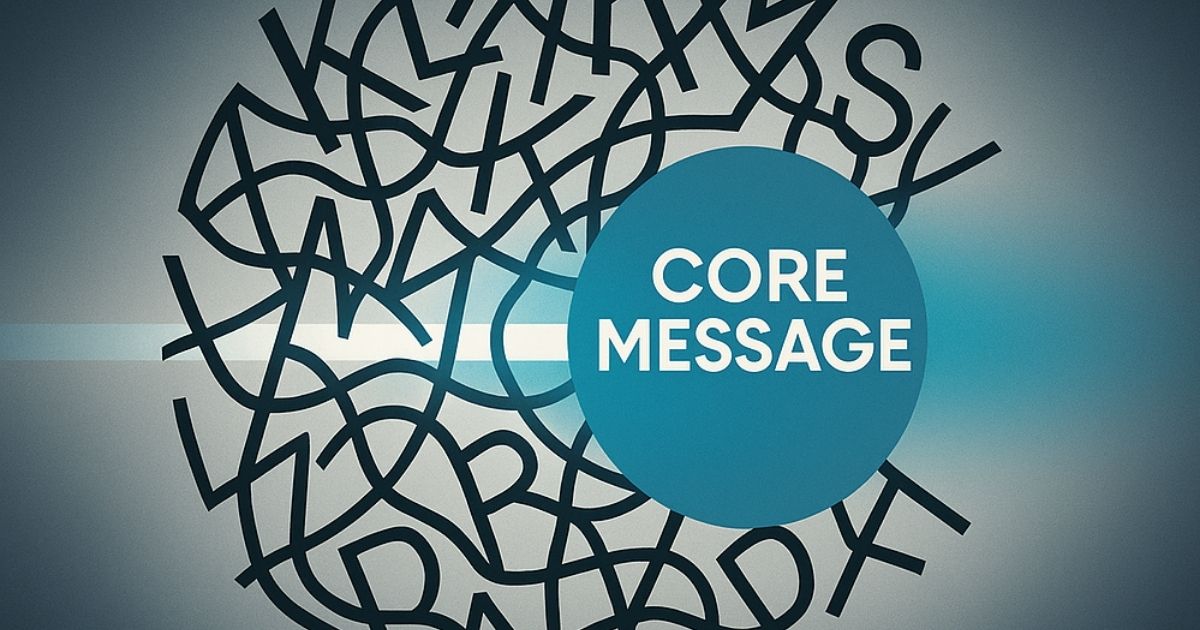 훑어보는 시대 글쓰기를 위한 코어 라이팅 개념: 혼란 속에서 핵심 메시지를 발견하다. 이미지의 목적을 묘사하는 방법 배우기.